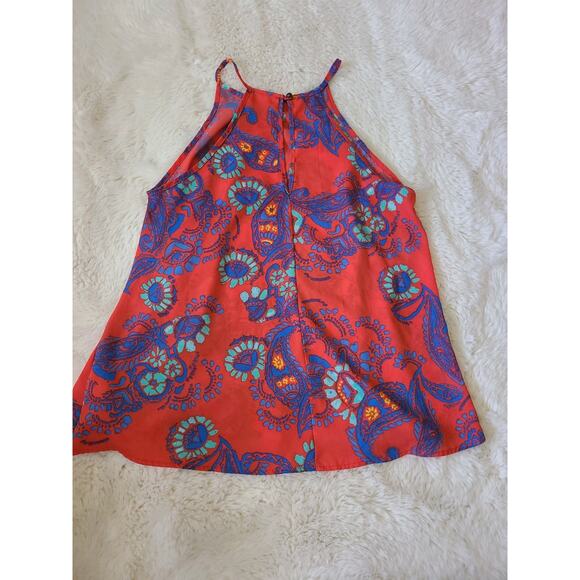 Everly – Floral Paisley Sleeveless Halter Tank Top – Nordstrom - Small - Picture 4 of 4